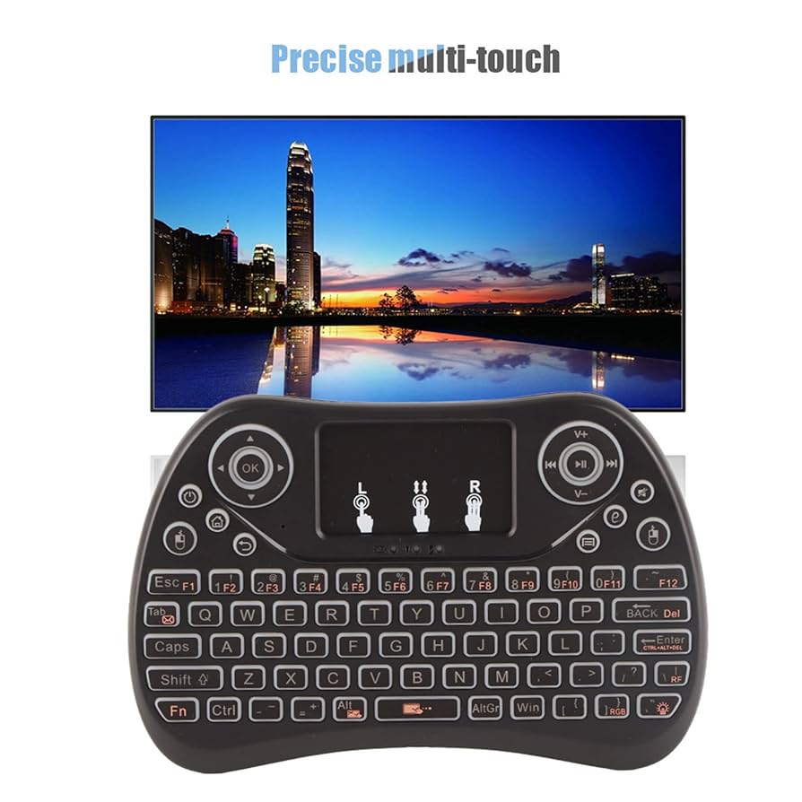 NIPOGI miniPC/Google chromecast /キーボード等 Amazon.co.jp: バックライト付きミニキーボード タッチパッド